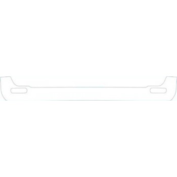 PAINT PROTECTION KIT - 2006 LEXUS LX 430 REAR BUMPER DECK KIT - PRECUT PPF CLEAR BRA WRAP