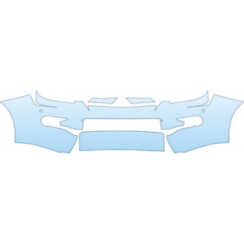 PAINT PROTECTION KIT - 2009 LEXUS LX 570 BUMPER WITH SENSORS KIT - PRECUT PPF CLEAR BRA WRAP