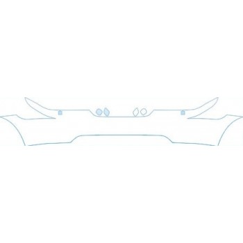 PAINT PROTECTION KIT - 2006 LEXUS RX 350 BUMPER W/WASHERS KIT - PRECUT PPF CLEAR BRA WRAP