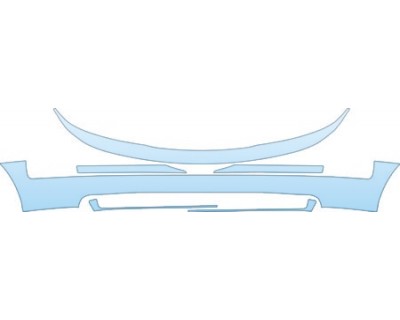 PAINT PROTECTION KIT - 2004 LINCOLN LS BUMPER W/CHROME KIT - PRECUT PPF CLEAR BRA WRAP