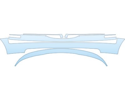 PAINT PROTECTION KIT - 2004 LINCOLN LS BUMPER KIT - PRECUT PPF CLEAR BRA WRAP