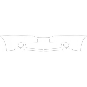 2009 LINCOLN LS V6-APPEARANCE PACKAGE  Bumper (with Plate Cut Out) Kit