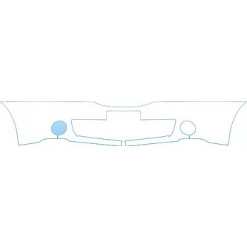 PAINT PROTECTION KIT - 2006 LINCOLN LS V6-LUXURY BUMPER (WITH PLATE CUT OUT) KIT - PRECUT PPF CLEAR BRA WRAP