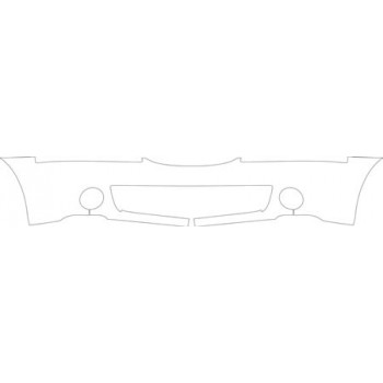2008 LINCOLN LS V6-APPEARANCE PACKAGE  Bumper (with Chrome Trim Cut Out) Kit