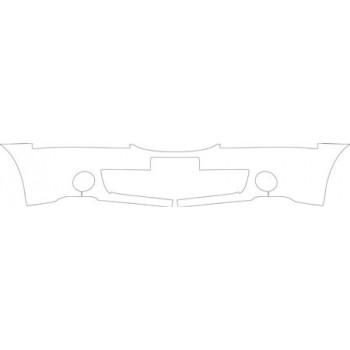 2009 LINCOLN LS V6-PREMIUM  Bumper (with Chrome Trim & Plate Cut Out) Kit