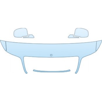 2003 LINCOLN TOWN CAR  Hood Fender Mirror Kit - PRECUT PPF CLEAR BRA WRAP