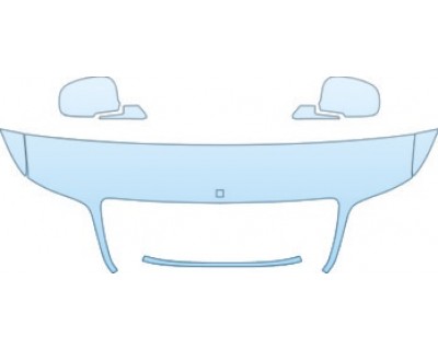 PAINT PROTECTION KIT - 2004 LINCOLN TOWN CAR HOOD FENDER MIRROR KIT - PRECUT PPF CLEAR BRA WRAP