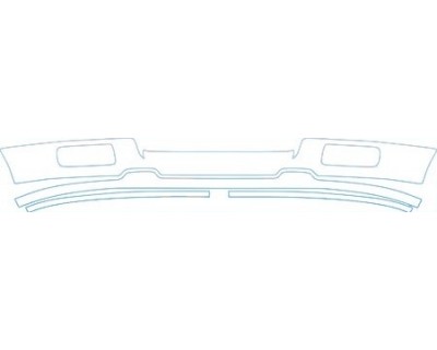 PAINT PROTECTION KIT - 2004 LINCOLN MARK LT LOWER BUMPER KIT - PRECUT PPF CLEAR BRA WRAP