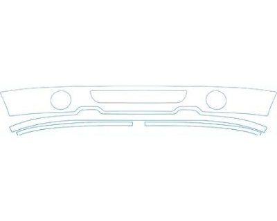 PAINT PROTECTION KIT - 2006 LINCOLN MARK LT V8-ULTIMATE LOWER BUMPER KIT - PRECUT PPF CLEAR BRA WRAP