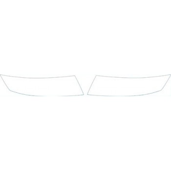 PAINT PROTECTION KIT - 2006 LINCOLN ZEPHYR SIGNATURE L HEADLIGHTS KIT - PRECUT PPF CLEAR BRA WRAP