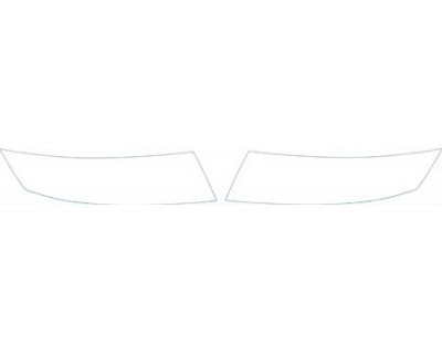 PAINT PROTECTION KIT - 2006 LINCOLN ZEPHYR SIGNATURE L HEADLIGHTS KIT - PRECUT PPF CLEAR BRA WRAP