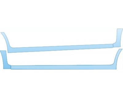 PAINT PROTECTION KIT - 2006 LINCOLN ZEPHYR SIGNATURE L ROCKERS KIT - PRECUT PPF CLEAR BRA WRAP