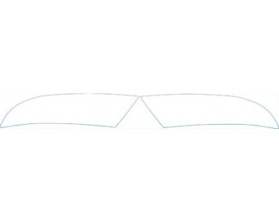 PAINT PROTECTION KIT - 2012 LINCOLN MKZ FWD  HEADLIGHTS KIT - PRECUT PPF CLEAR BRA WRAP