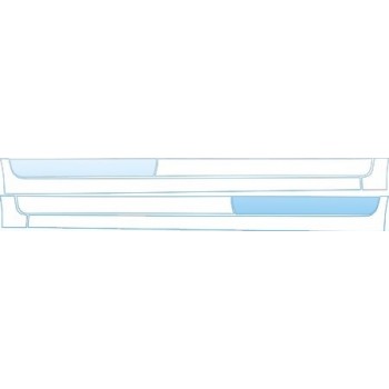 PAINT PROTECTION KIT - 2012 LINCOLN MKZ FWD  ROCKERS DOORS KIT - PRECUT PPF CLEAR BRA WRAP