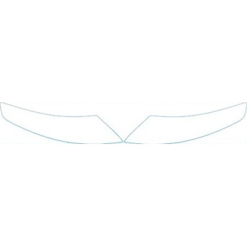 PAINT PROTECTION KIT - 2011 LINCOLN MKS ULIMATE  HEADLIGHTS KIT - PRECUT PPF CLEAR BRA WRAP