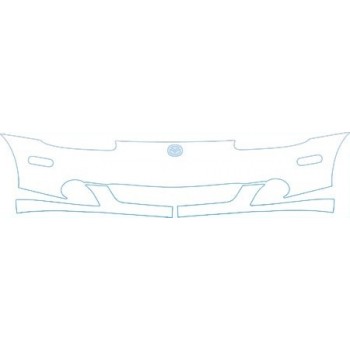 PAINT PROTECTION KIT - 2005 MAZDA MX-5 MIATA TURBO BUMPER FOR MX-5 TURBO KIT - PRECUT PPF CLEAR BRA WRAP