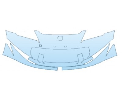 PAINT PROTECTION KIT - 2009 HONDA S2000 BUMPER KIT FOR CR - PRECUT PPF CLEAR BRA WRAP