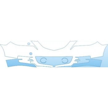 PAINT PROTECTION KIT - 2003 MAZDA MAZDA3 4-DOOR SPORT BUMPER - PRECUT PPF CLEAR BRA WRAP