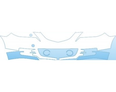 PAINT PROTECTION KIT - 2003 MAZDA MAZDA3 4-DOOR SPORT BUMPER - PRECUT PPF CLEAR BRA WRAP