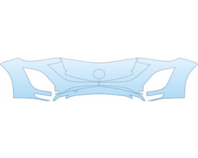 PAINT PROTECTION KIT - 2011 MAZDA MAZDA3 4-DOOR S BASE BUMPER (24 INCH) KIT - PRECUT PPF CLEAR BRA WRAP