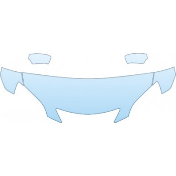 2003 MAZDA MAZDA3 5-DOOR  Hood Fender Mirror Kit - PRECUT PPF CLEAR BRA WRAP