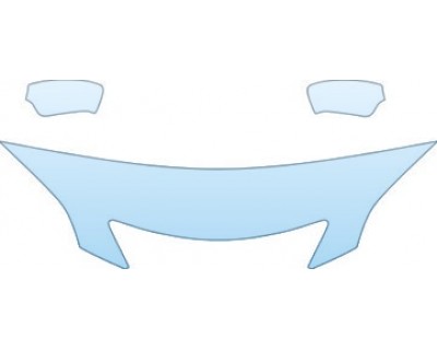 2008 MAZDA MAZDA3 5-DOOR S Hood Mirror (no Fender) Kit - PRECUT PPF CLEAR BRA WRAP