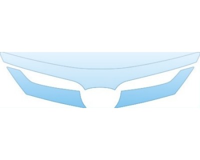 PAINT PROTECTION KIT - 2008 MAZDA MAZDA3 5-DOOR S GRILLE KIT - PRECUT PPF CLEAR BRA WRAP
