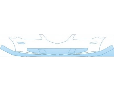 PAINT PROTECTION KIT - 2004 MAZDA MAZDA6 BUMPER WITH AIRDAMS KIT - PRECUT PPF CLEAR BRA WRAP