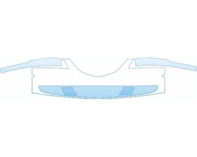 PAINT PROTECTION KIT - 2004 MAZDA MAZDA6 BUMPER WITH AIRDAMS KIT - PRECUT PPF CLEAR BRA WRAP