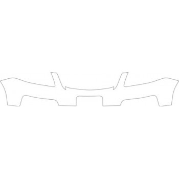 2010 MAZDA TRIBUTE TOURING  Bumper With Plate Cut Out Kit