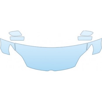 2007 MAZDA MAZDA5 GRAND TOURING  Hood Fender Mirror Kit - PRECUT PPF CLEAR BRA WRAP
