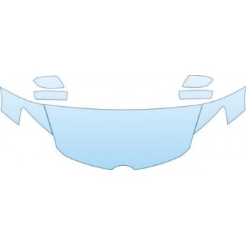 2009 MAZDA CX-7 TOURING  Hood Fender Mirror Kit - PRECUT PPF CLEAR BRA WRAP