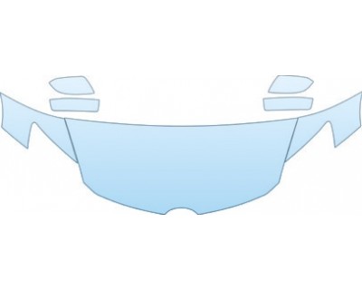 2009 MAZDA CX-7 SPORT  Hood Fender Mirror Kit - PRECUT PPF CLEAR BRA WRAP