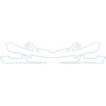 PAINT PROTECTION KIT - 2007 MAZDA CX-9 GRAND TOURING BUMPER KIT - PRECUT PPF CLEAR BRA WRAP