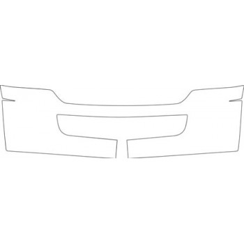 2005 MERCURY MOUNTAINEER 639 Bumper Without Front License Plate Kit