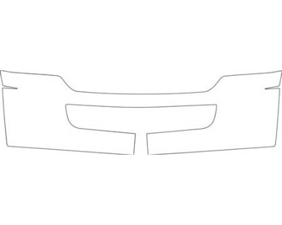 2005 MERCURY MOUNTAINEER 639 Bumper Without Front License Plate Kit
