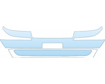 PAINT PROTECTION KIT - 2003 MERCURY MAURADER BUMPER - PRECUT PPF CLEAR BRA WRAP