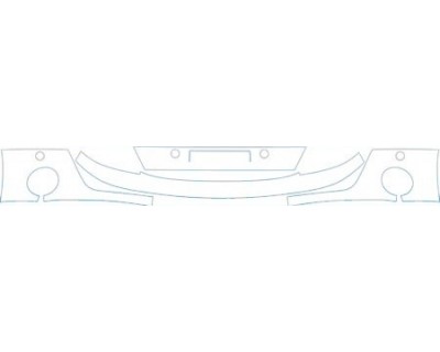PAINT PROTECTION KIT - 2005 MERCURY MONTEREY 639 BUMPER KIT - PRECUT PPF CLEAR BRA WRAP