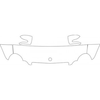 2002 MERCEDES-BENZ C-CLASS COUPE  Coupe Hood Fender Mirror Kit