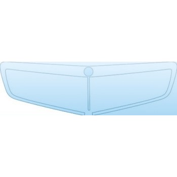 PAINT PROTECTION KIT - 2008 MERCEDES-BENZ C300 SEDAN LUXURY GRILLE KIT - PRECUT PPF CLEAR BRA WRAP