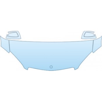 2008 MERCEDES-BENZ C300 SEDAN 4-MATIC Hood Fender Mirror Kit - PRECUT PPF CLEAR BRA WRAP