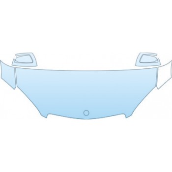 2008 MERCEDES-BENZ C300 SEDAN SPORT 4-MATIC Hood Fender Mirror(sport) Kit - PRECUT PPF CLEAR BRA WRAP