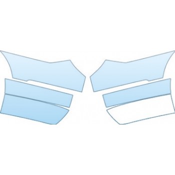 2008 MERCEDES-BENZ C300 SEDAN 4-MATIC Splash Kit - PRECUT PPF CLEAR BRA WRAP