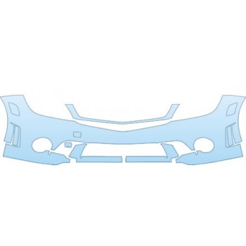 Precut PPF Kit – Clear Bra Paint Protection Film PAINT PROTECTION KIT - 2009 MERCEDES-BENZ C SEDAN 63 AMG BUMPER KIT - PRECUT PPF CLEAR BRA WRAP