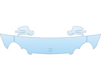 2004 MERCEDES-BENZ CLK-CLASS CLK55 AMG CONVERTIBLE Hood Fender Mirror Kit - PRECUT PPF CLEAR BRA WRAP