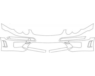2009 MERCEDES-BENZ CLK 63 AMG CONVERTIBLE Bumper Kit