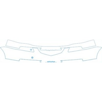 PAINT PROTECTION KIT - 2004 ACURA TL BASE MODEL BUMPER - PRECUT PPF CLEAR BRA WRAP