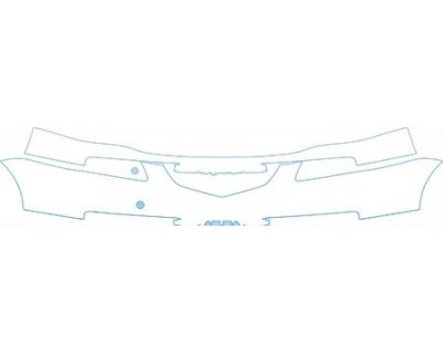 PAINT PROTECTION KIT - 2004 ACURA TL BASE MODEL BUMPER - PRECUT PPF CLEAR BRA WRAP