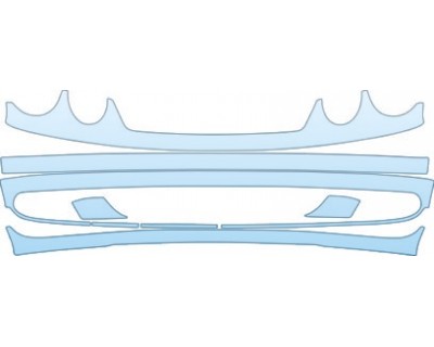 2002 MERCEDES-BENZ CLK-CLASS CLK320 COUPE BUMPER