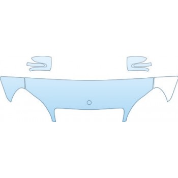 2003 MERCEDES-BENZ S-CLASS S430 BASE MODEL Hood Fender Mirror Kit - PRECUT PPF CLEAR BRA WRAP